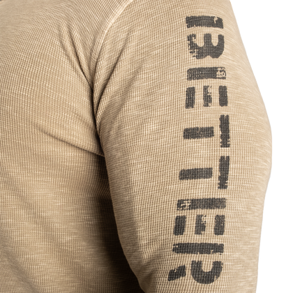 BETTER BODIES THERMAL HENLEY (Washed Desert)