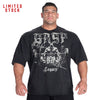 GASP Branch & Johnnie Iron Tee (Washed Black)