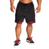 BETTER BODIES BASKETBALL SHORTS (Black/Red)