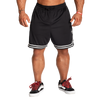 BETTER BODIES BASKETBALL SHORTS (Black/White)