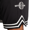 BETTER BODIES BASKETBALL SHORTS (Black/White)