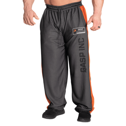 GASP NO1 MESH PANT (Black/Flame)