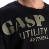 GASP Iron thermal tee (Black/Green)