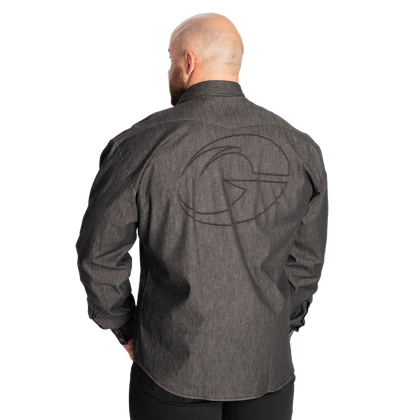 GASP DENIM SHIRT (Washed Black)