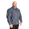 GASP PLAID SHIRT (Black/Blue)
