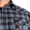 GASP PLAID SHIRT (Black/Blue)