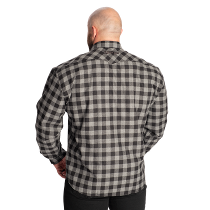GASP PLAID SHIRT (Grey/Black)