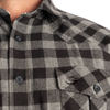 GASP PLAID SHIRT (Grey/Black)
