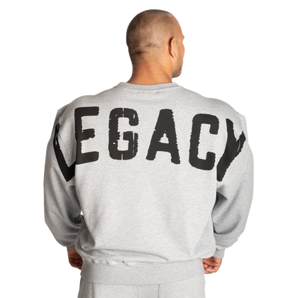 LEGACY SWEATER (Light Grey Melange) - ملابس رياضية