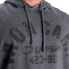 GASP IC hood sweater (Washed Black)