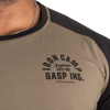 GASP Iron Camp Raglan LS (Washed Green / Black )
