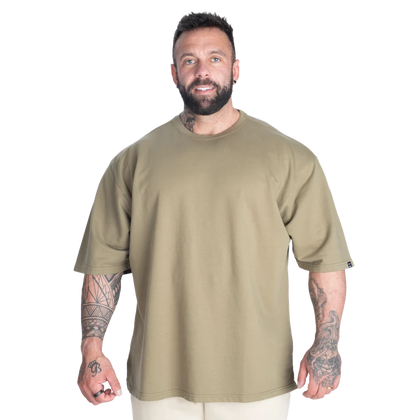 BETTER BODIES Legacy Iron Tee (Washed  Green)