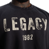 BETTER BODIES Legacy Mega Sweater (Washed Black)