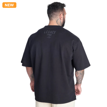 BETTER BODIES Legacy Iron Tee (Washed  Black)