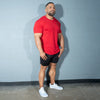BETTER BODIES MESH STANDARD IRON TEE (Chili Red)