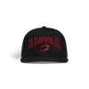 GASP NC Flatbrim Mesh Cap (Black/Red)