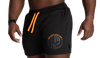 R1 MESH SHORTS (Black/Orange) - ملابس رياضية