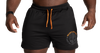 R1 MESH SHORTS (Black/Orange) - ملابس رياضية