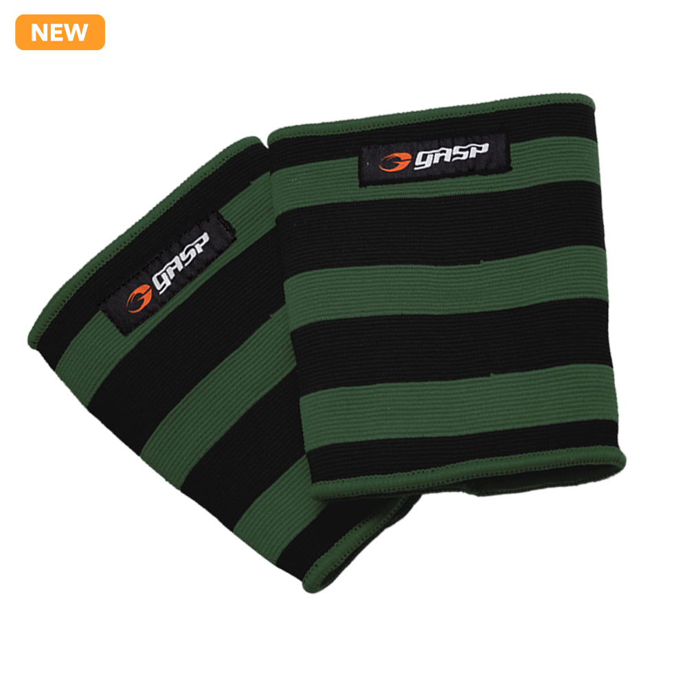 GASP POWER ELBOW SLEEVES (Black/Grey)