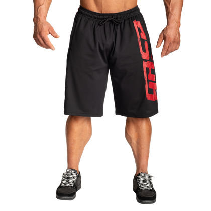 GASP PRO MESH SHORTS (Black/Red)