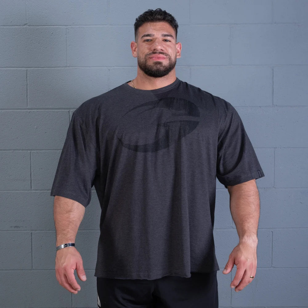 GASP Pump Cover Iron Tee (Dark Grey Melange)