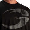 GASP PUMP COVER IRON TEE (Black/Grey)