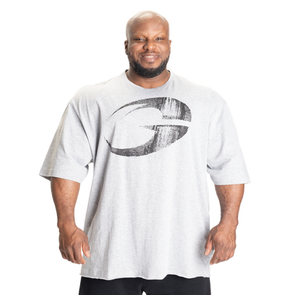GASP PUMP COVER IRON TEE (Light Grey Melange)
