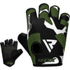 RDX F6 Fitness Gym Gloves - Black/Green