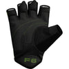 RDX F6 Fitness Gym Gloves - Black/Green