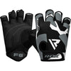 RDX F6 Fitness Gym Gloves - Black/Gray