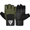 RDX Workout Gym Gloves W3 - Army Green