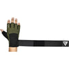 RDX Workout Gym Gloves W3 - Army Green