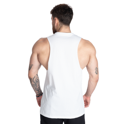 BETTER BODIES RELENTLESS CUT OUT TANK (White/Blue)