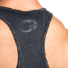 GASP SKULL T-BACK (Washed Black)