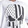 SKULL UNION IRON TEE (White)