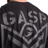 GASP SLUB IRON TEE (Washed Black)