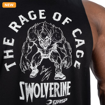 Swolverine CutOut Tank (Black/White)