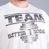 BETTER BODIES Team Pump Cover Iron Tee (White)