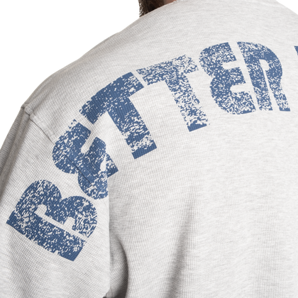 BETTER BODIES TEAM IRON THERMAL TEE (Grey Melange )- ملابس رياضية