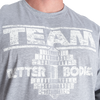 BETTER BODIES Team Pump Cover Iron Tee (Light grey/White)