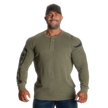 GASP THERMAL HENLEY (Washed Green) - ملابس رياضية