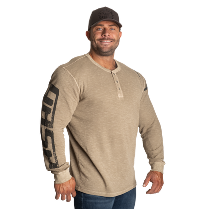 GASP THERMAL HENLEY (Washed Desert)