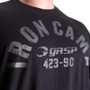 GASP THROWBACK IRON TEE  (BLACK)
