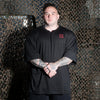 BETTER BODIES UNION IRON TEE (Black/Red)