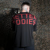 BETTER BODIES UNION IRON TEE (Black/Red)