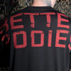 BETTER BODIES UNION IRON TEE (Black/Red)