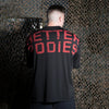 BETTER BODIES UNION IRON TEE (Black/Red)