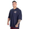 GASP V-Neck Mesh Iron Tee (Dark Navy)