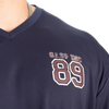 GASP V-Neck Mesh Iron Tee (Dark Navy)