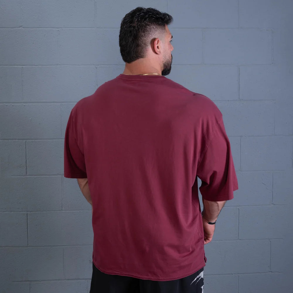 GASP Vintage Iron Tee (Washed Maroon)
